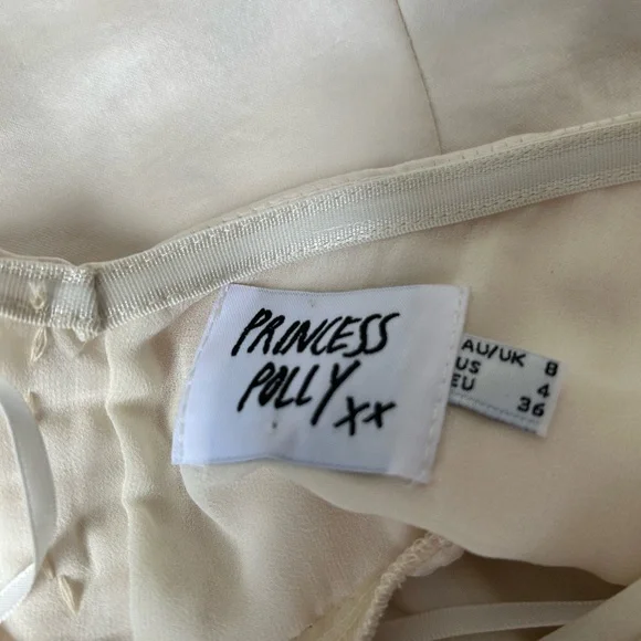 Princess Polly Cream Mini Dress - Picture 3 of 5